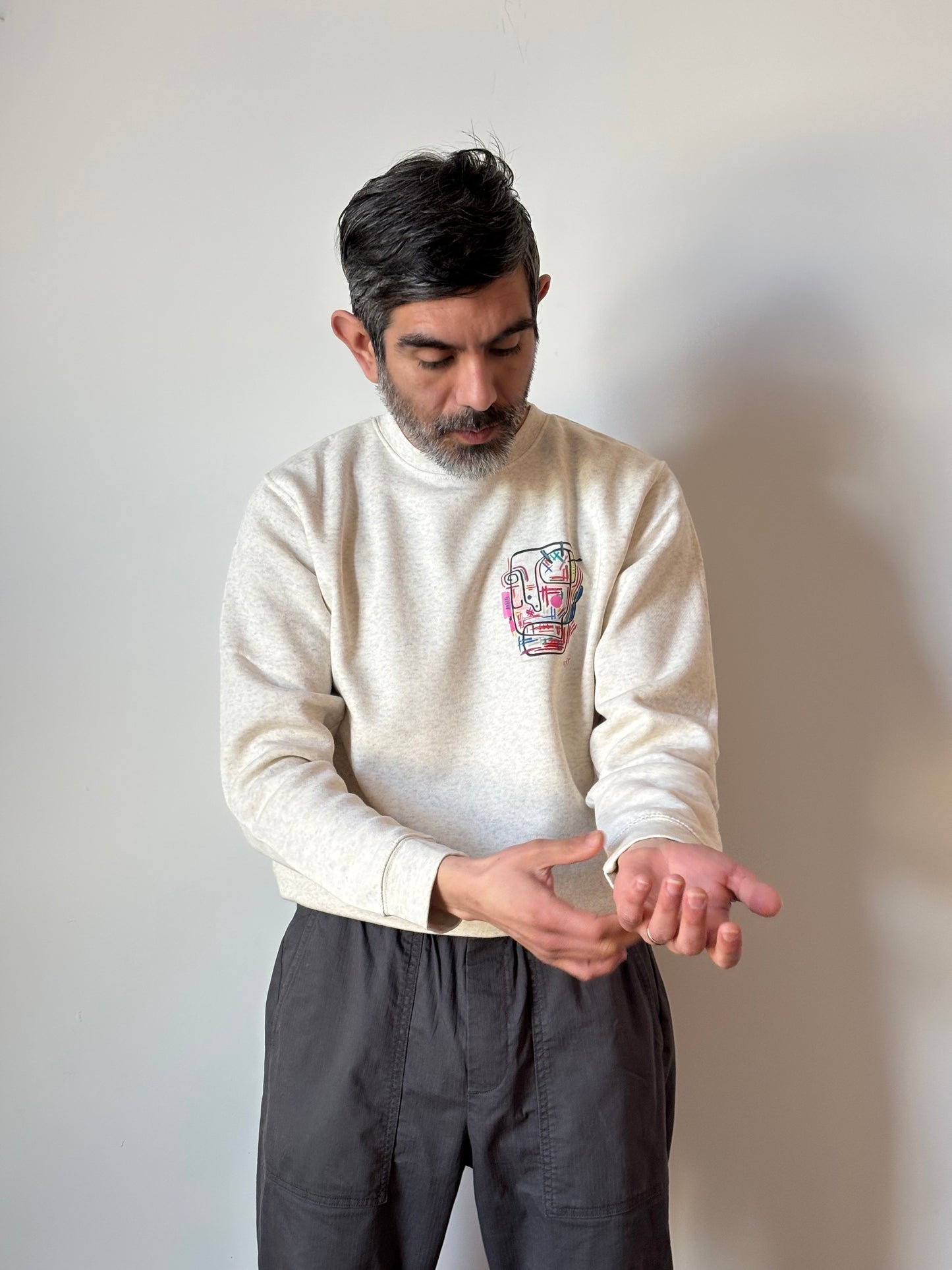 Technologic Small Print Sweater