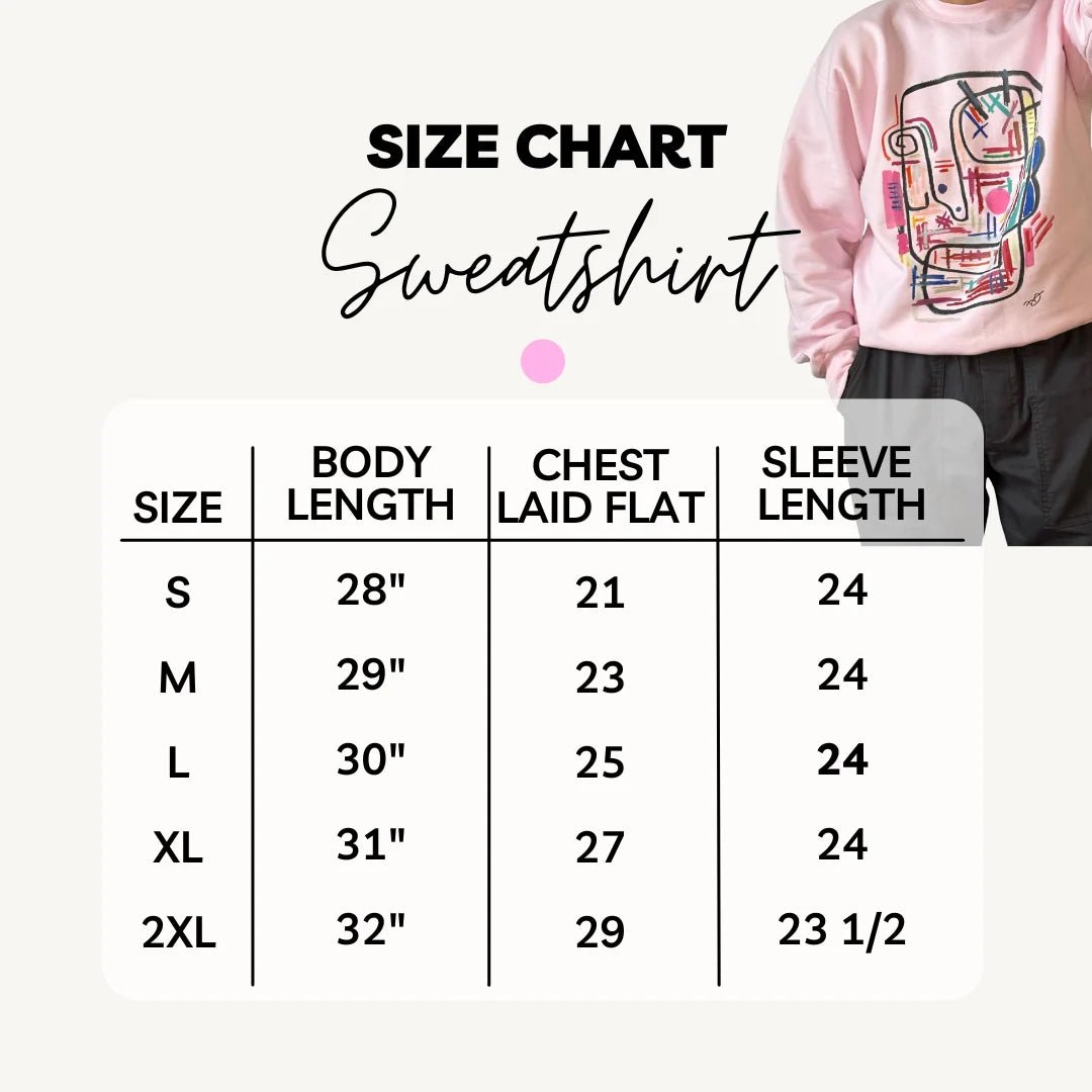 Technologic Large Print Sweater - Super Soft Natural Heather