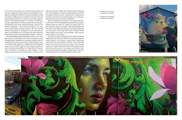 Street Art by Women: 50+ Artists. Hardcover Book.