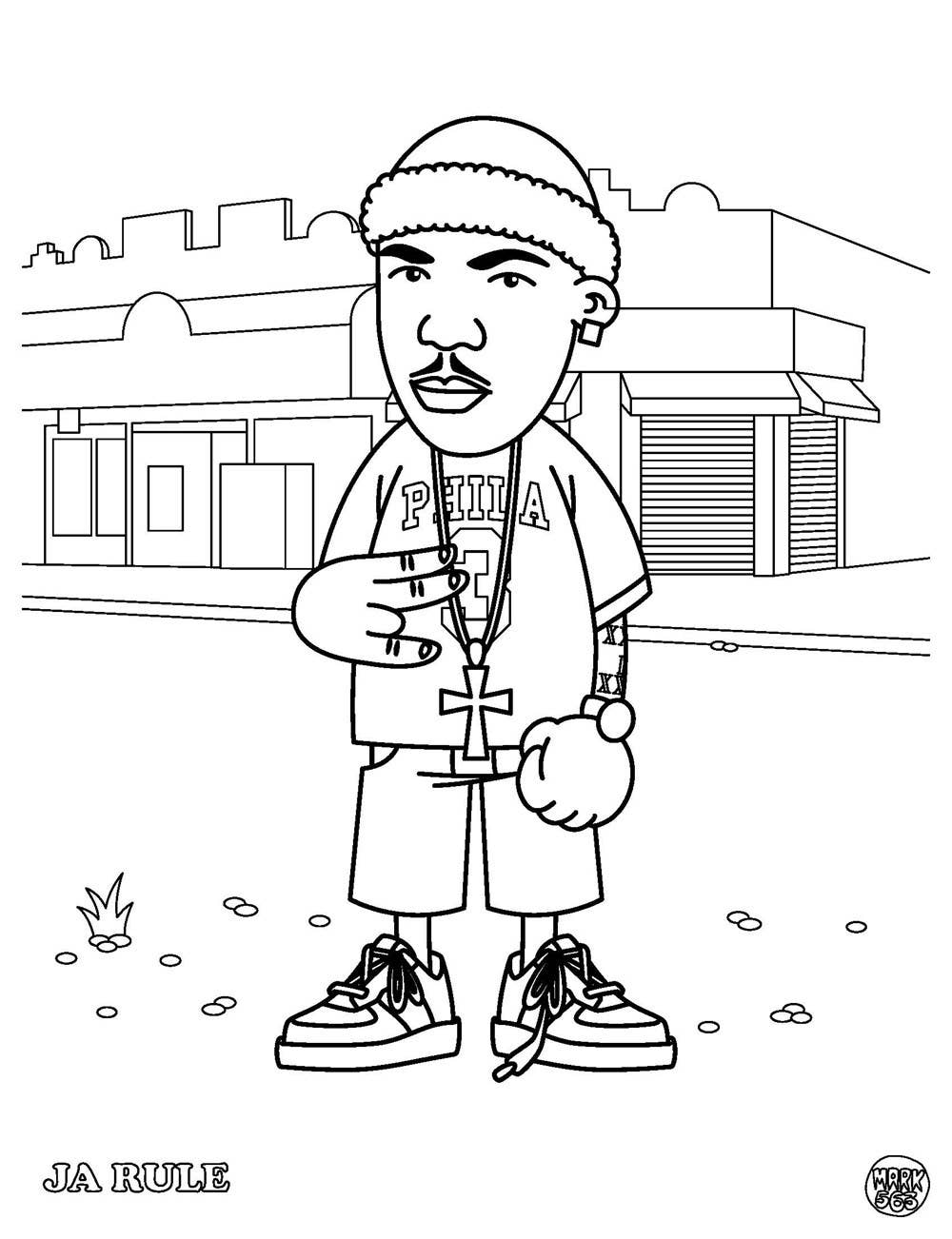 Hip Hop Coloring Book: East Coast Edition