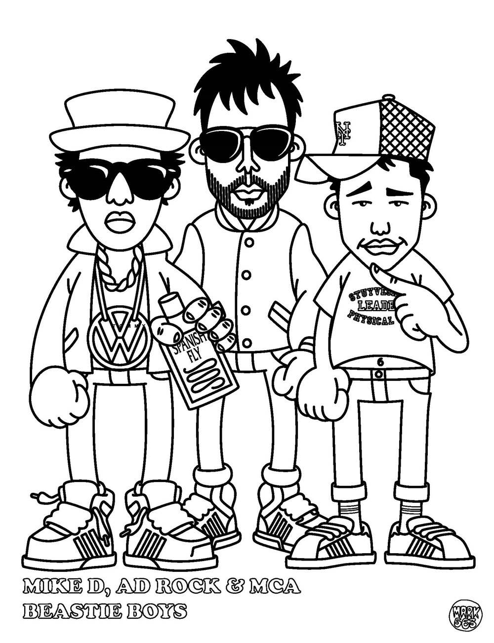 Hip Hop Coloring Book: East Coast Edition