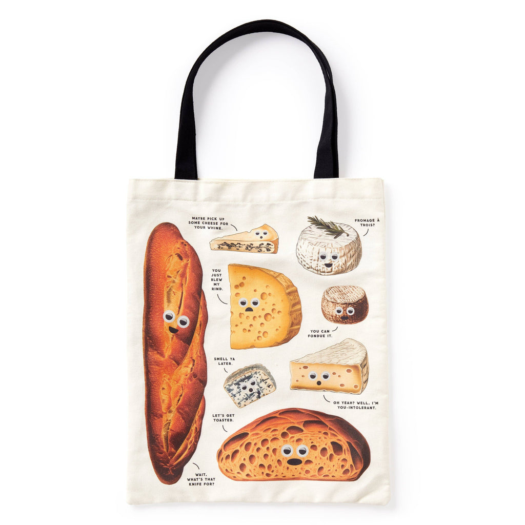 Brass Monkey Googly Food Canvas Tote