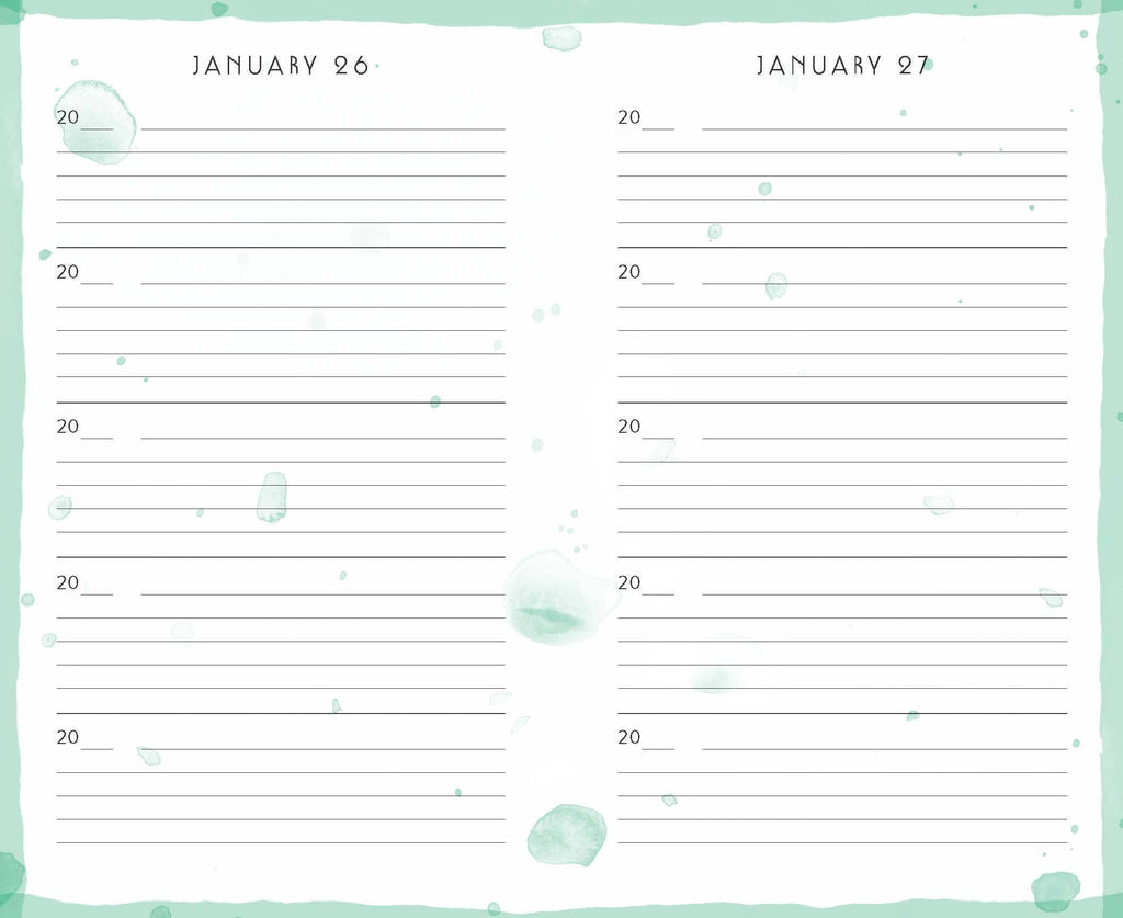 Rainbow One Line a Day