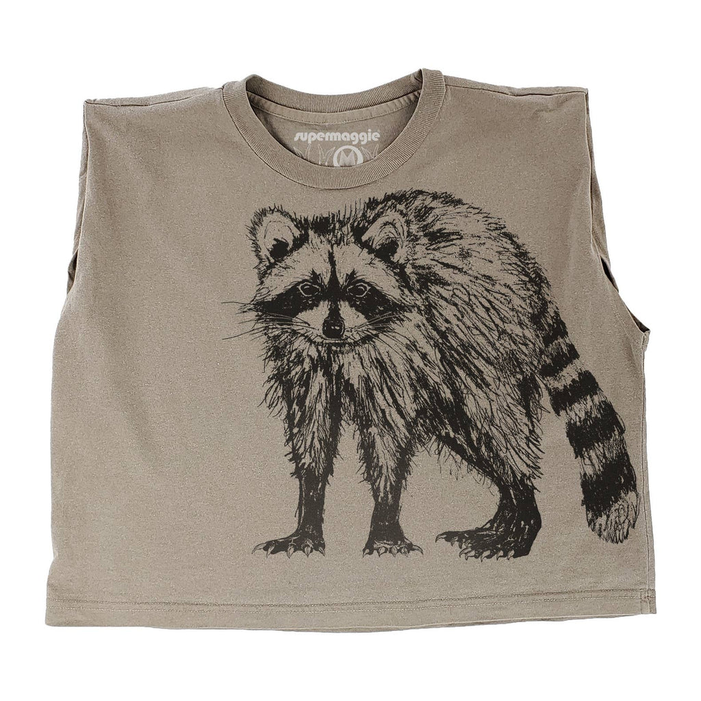 Raccoon Maisie Heavyweight Muscle Tee