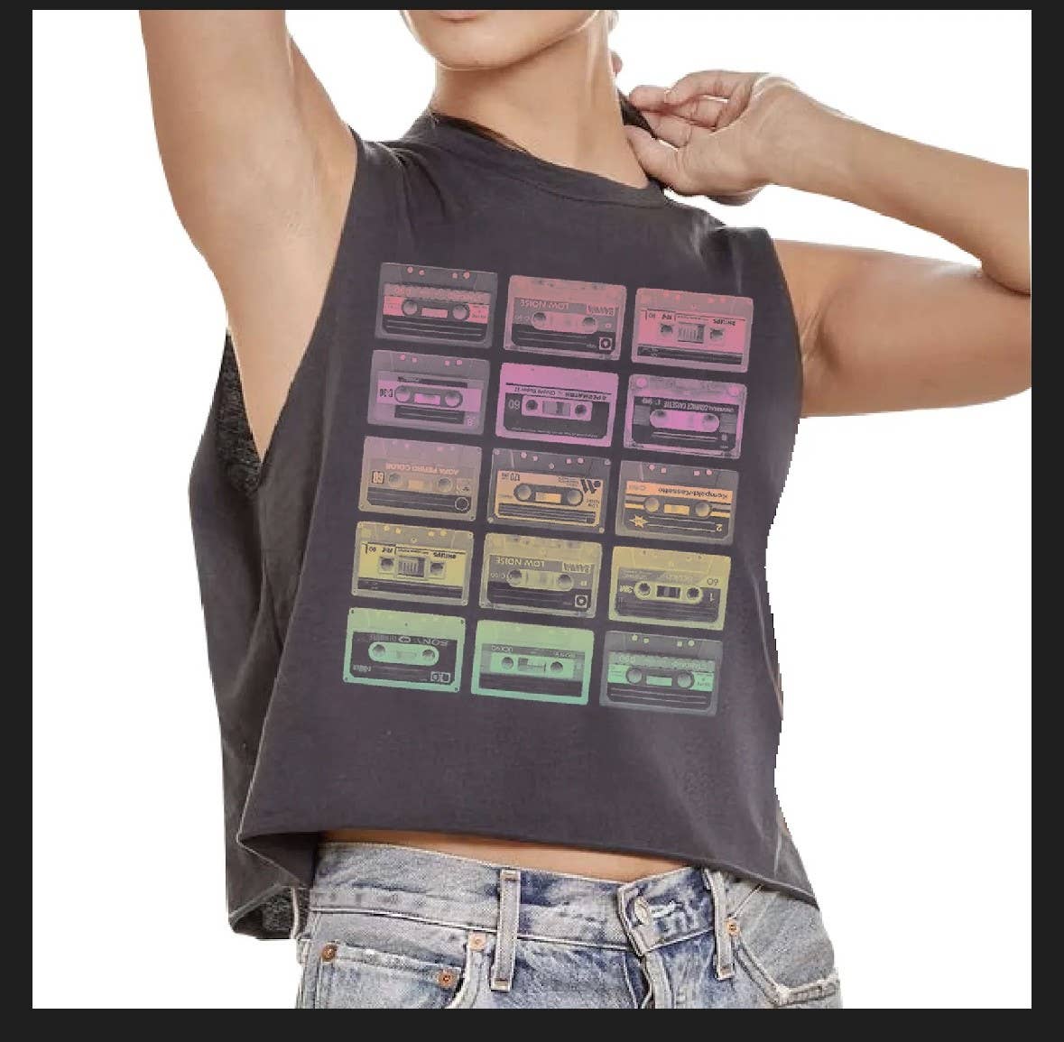 CASSETTE TAPE MUSCLE TANK