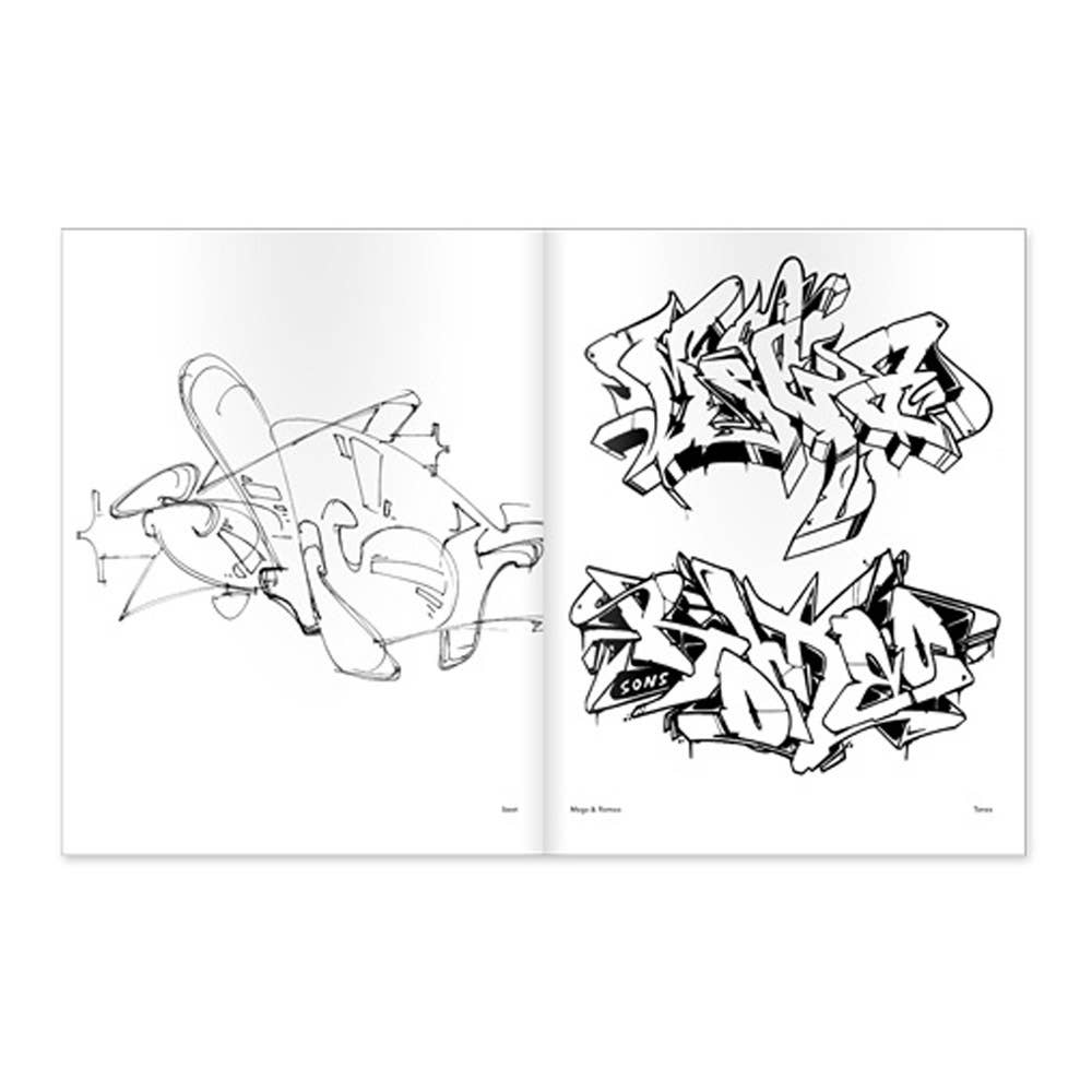 Graffiti Coloring Book 3: International Styles
