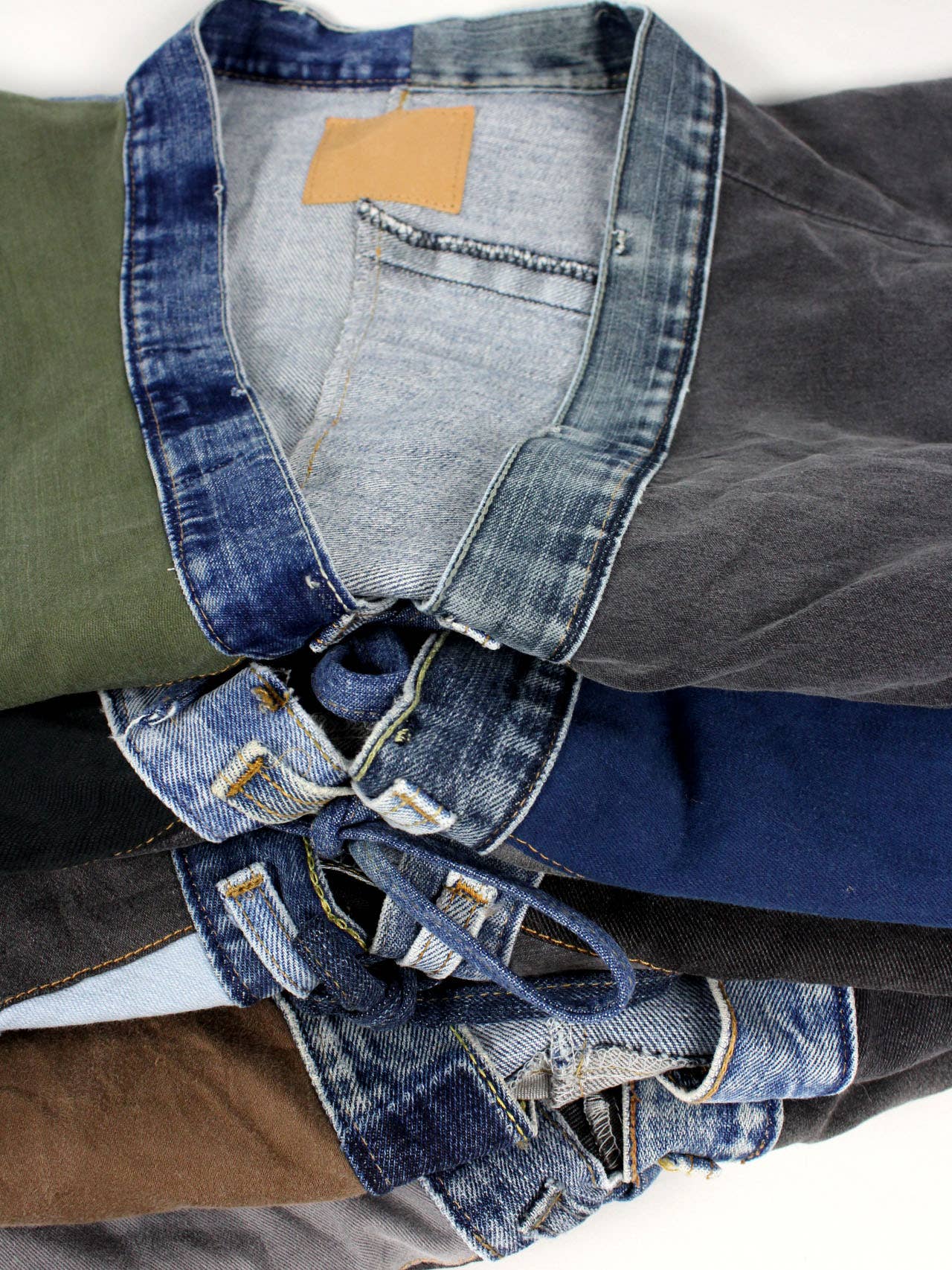 Upcycled Patchwork Denim Jacket