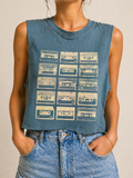 CASSETTE TAPE MUSCLE TANK