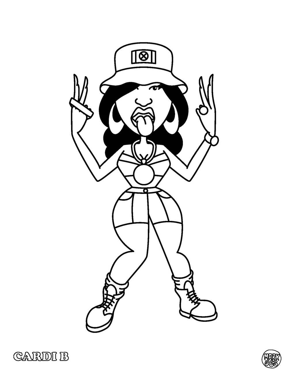 Hip Hop Coloring Book: East Coast Edition
