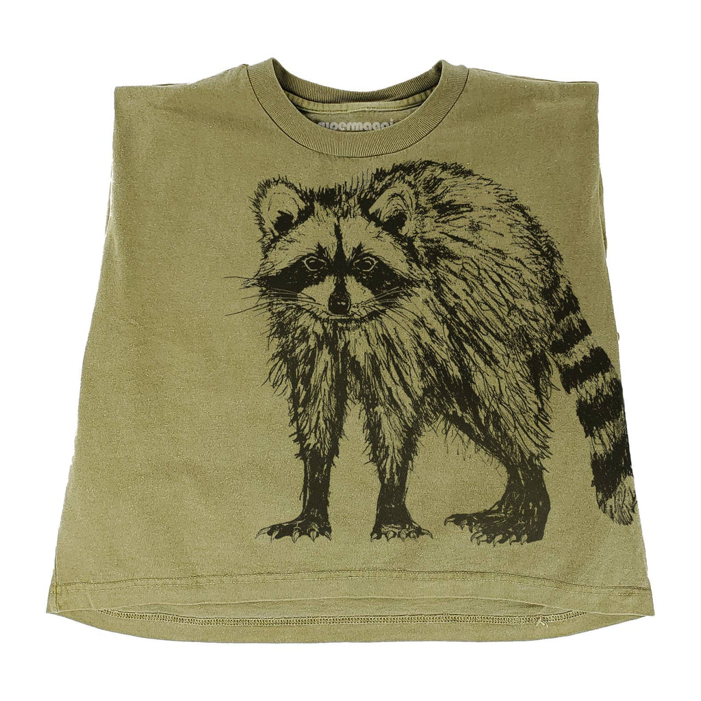 Raccoon Maisie Heavyweight Muscle Tee
