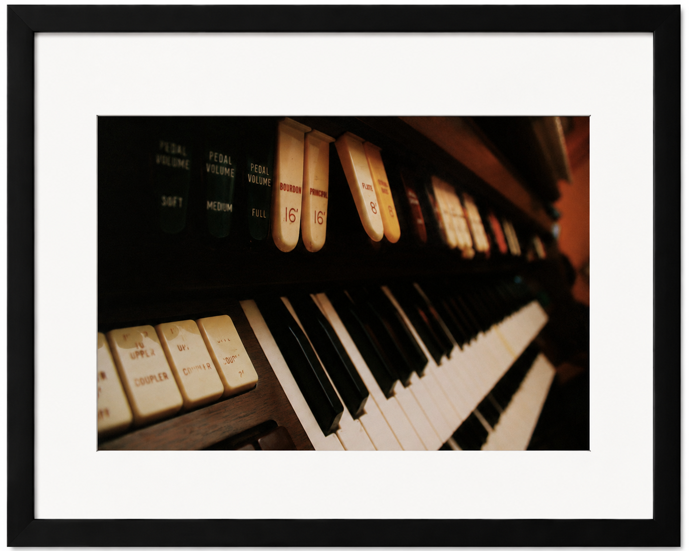 Keys framed print