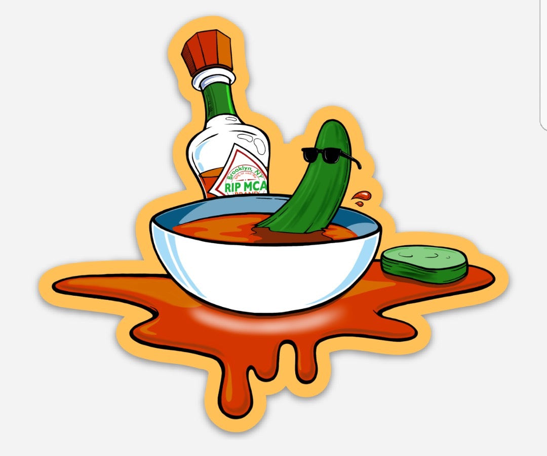 Cool as a Cucumber in a Bowl of Hot Sauce