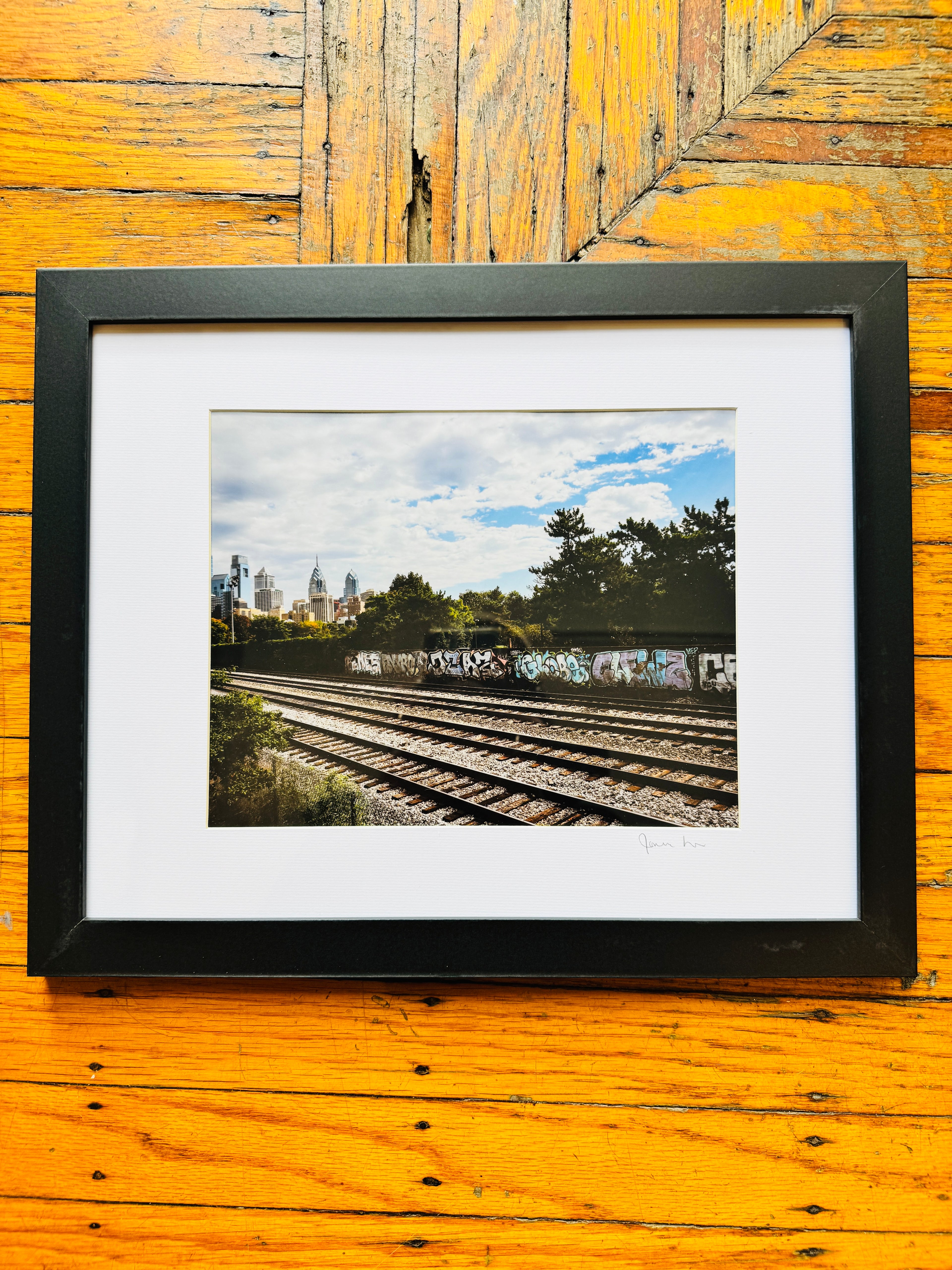 Philly Skyline Framed