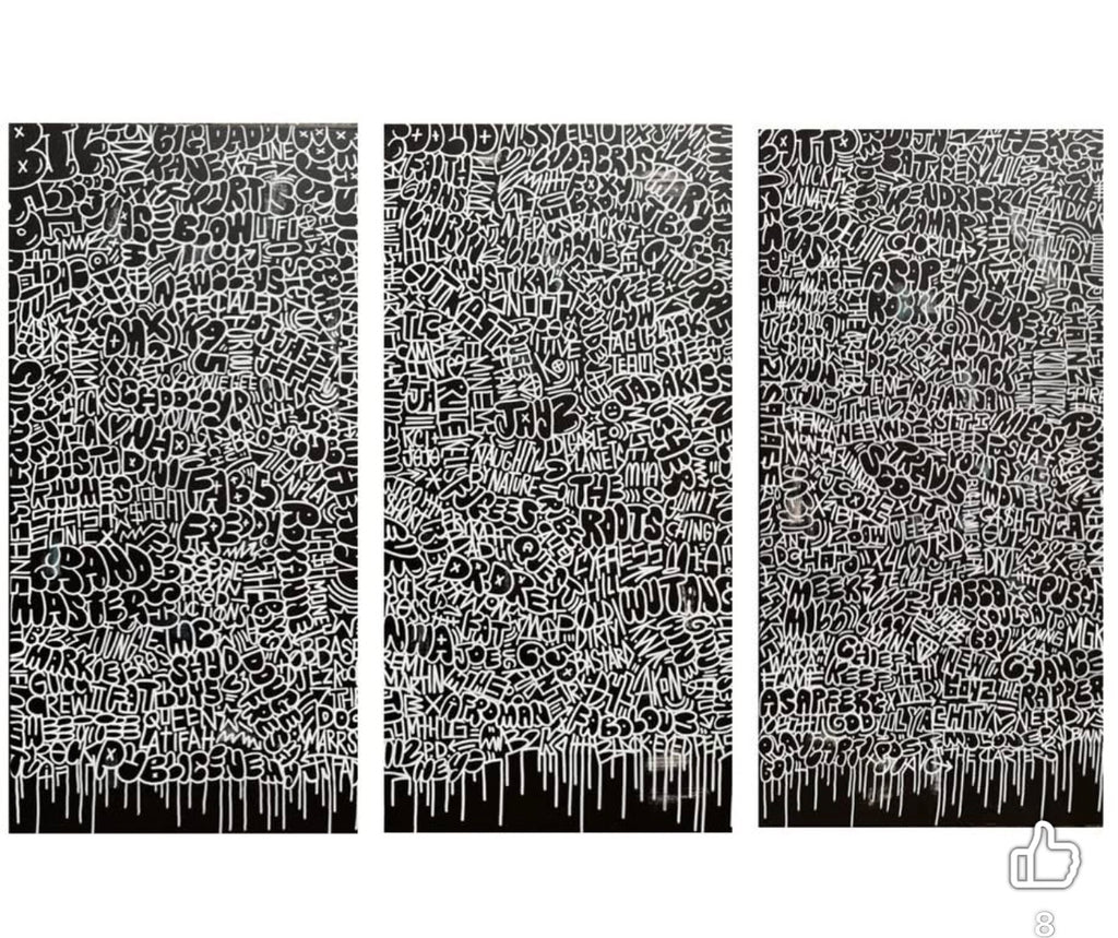 History of Hip Hop (triptych)
