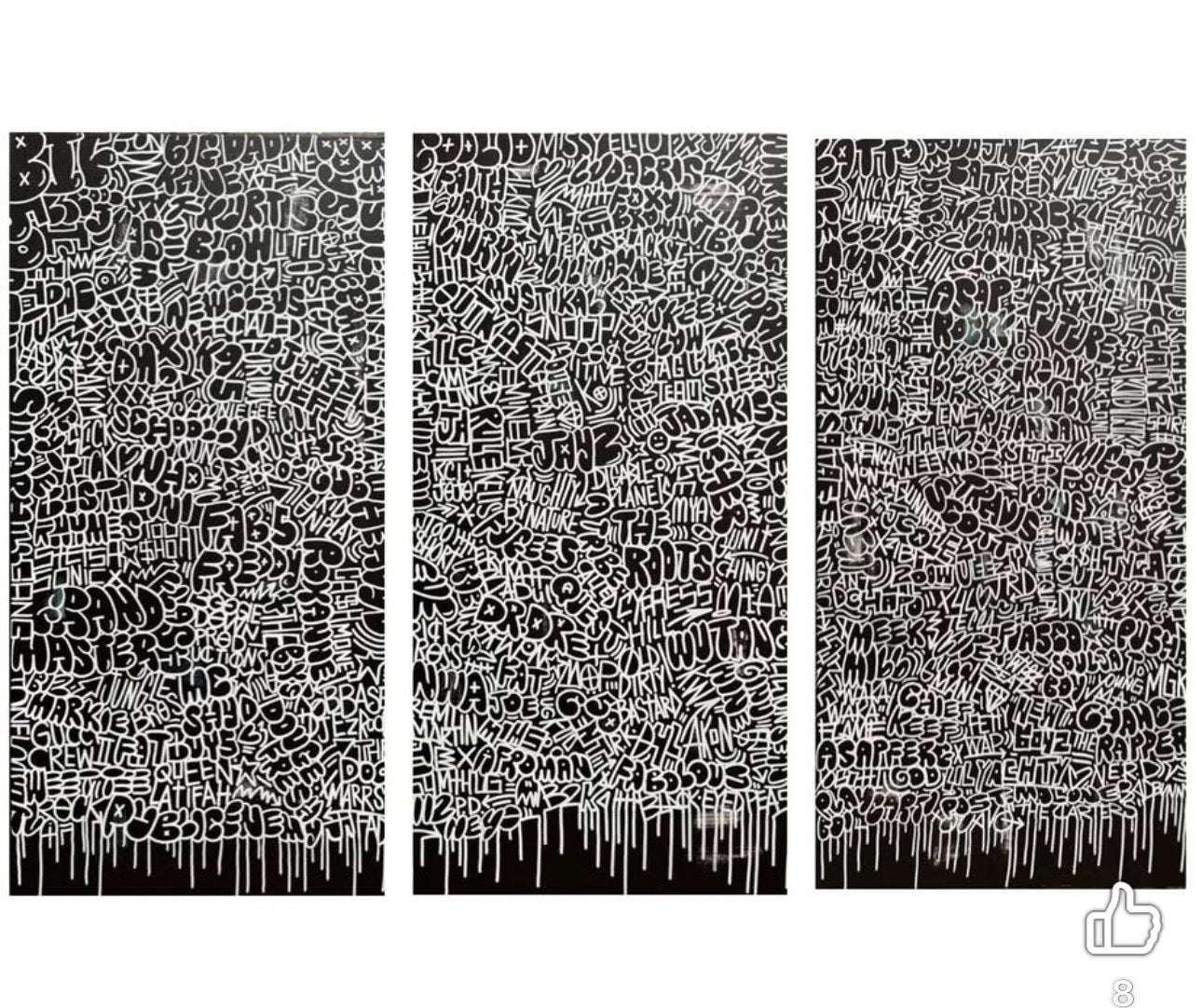 History of Hip Hop (triptych)