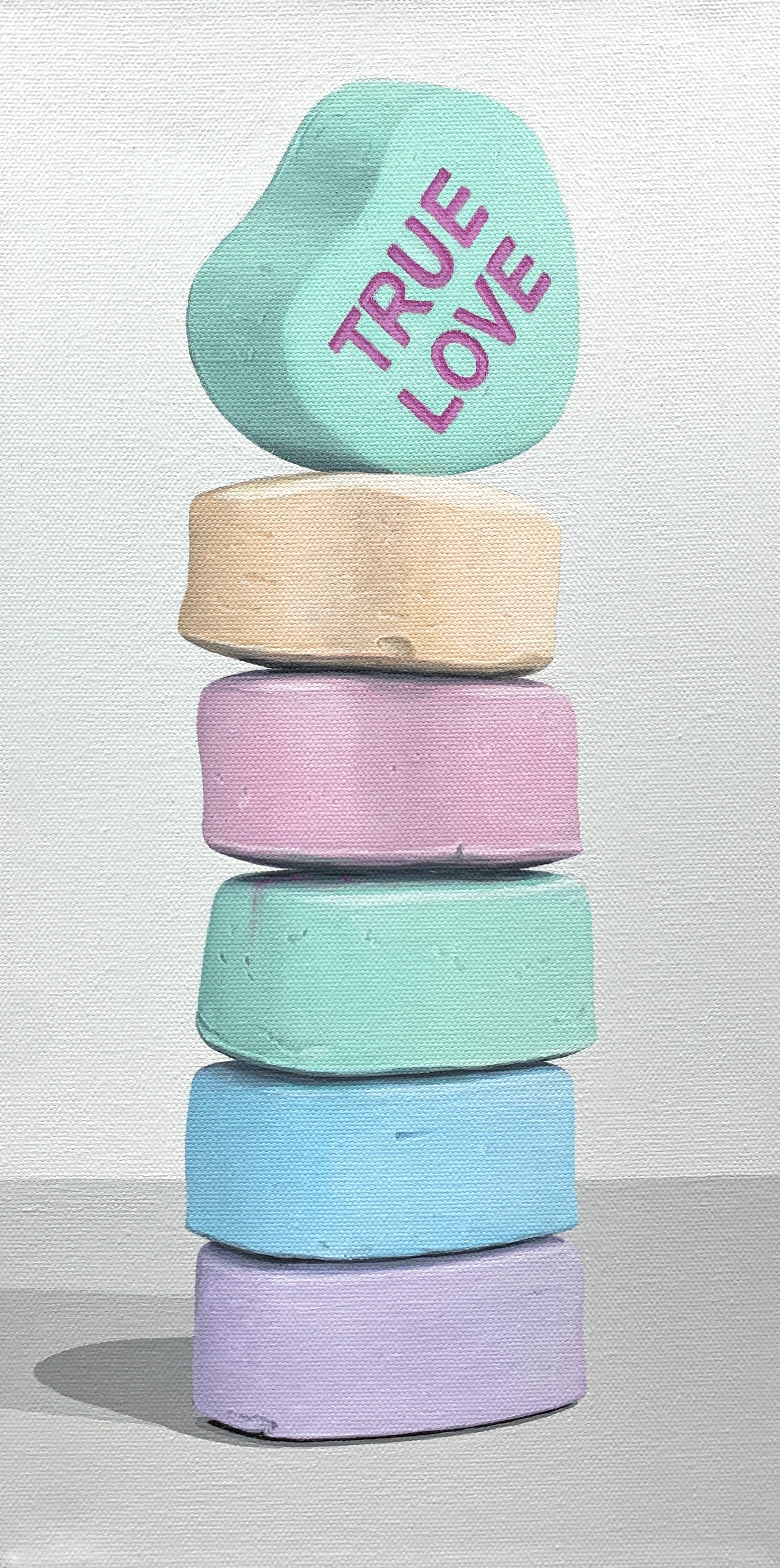 Nicci Sevier-Vuyk - Totem: TRUE LOVE (lemon/green on top)