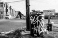 Sidewalk Closed print