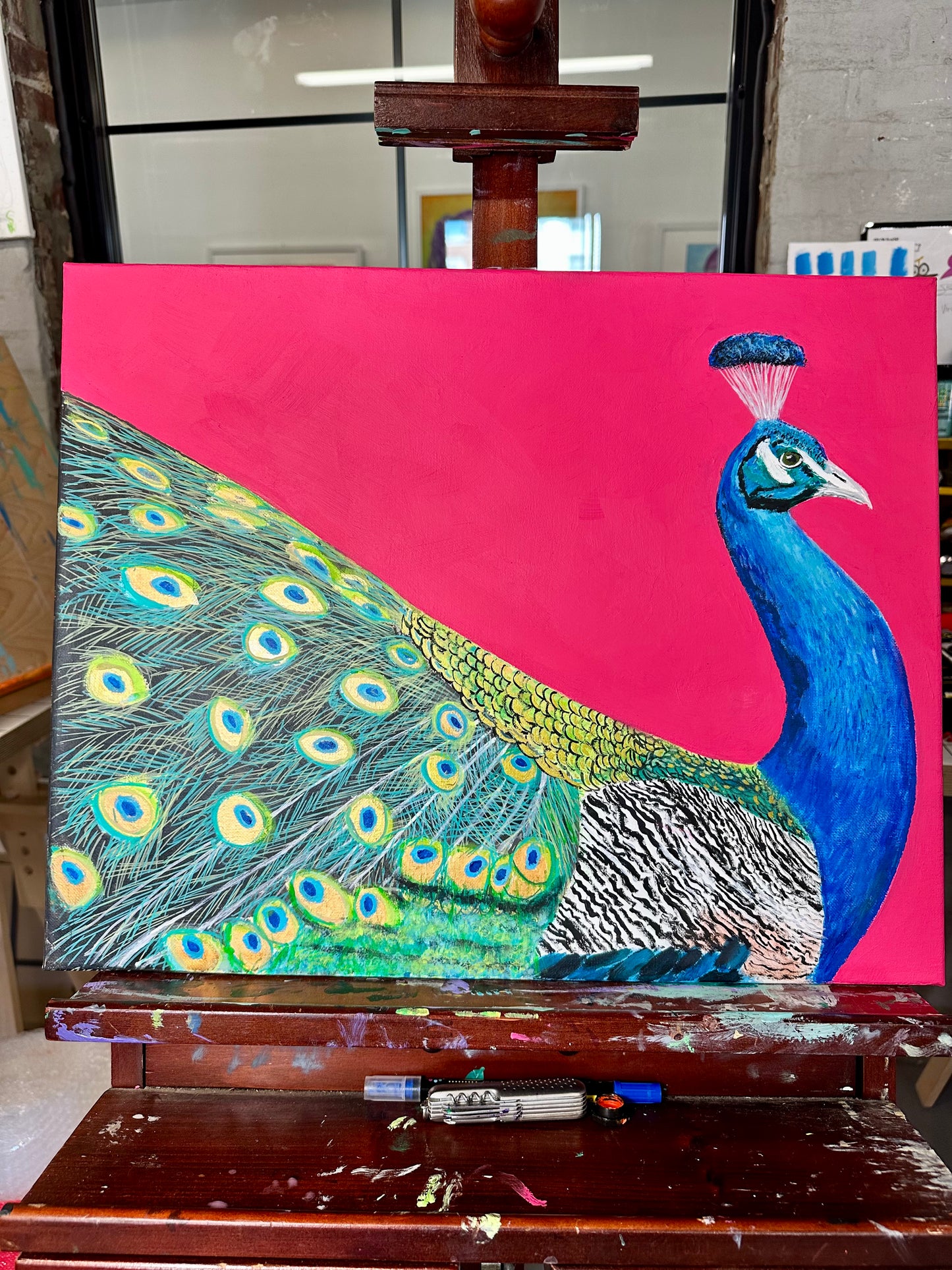 Self-Portait (I, Peacock)
