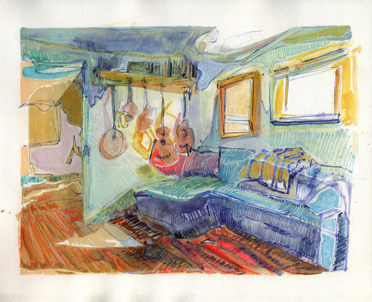 Untitled Painting With Guitars