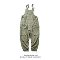 Casual Cotton Overalls for Men with Multi-Pockets