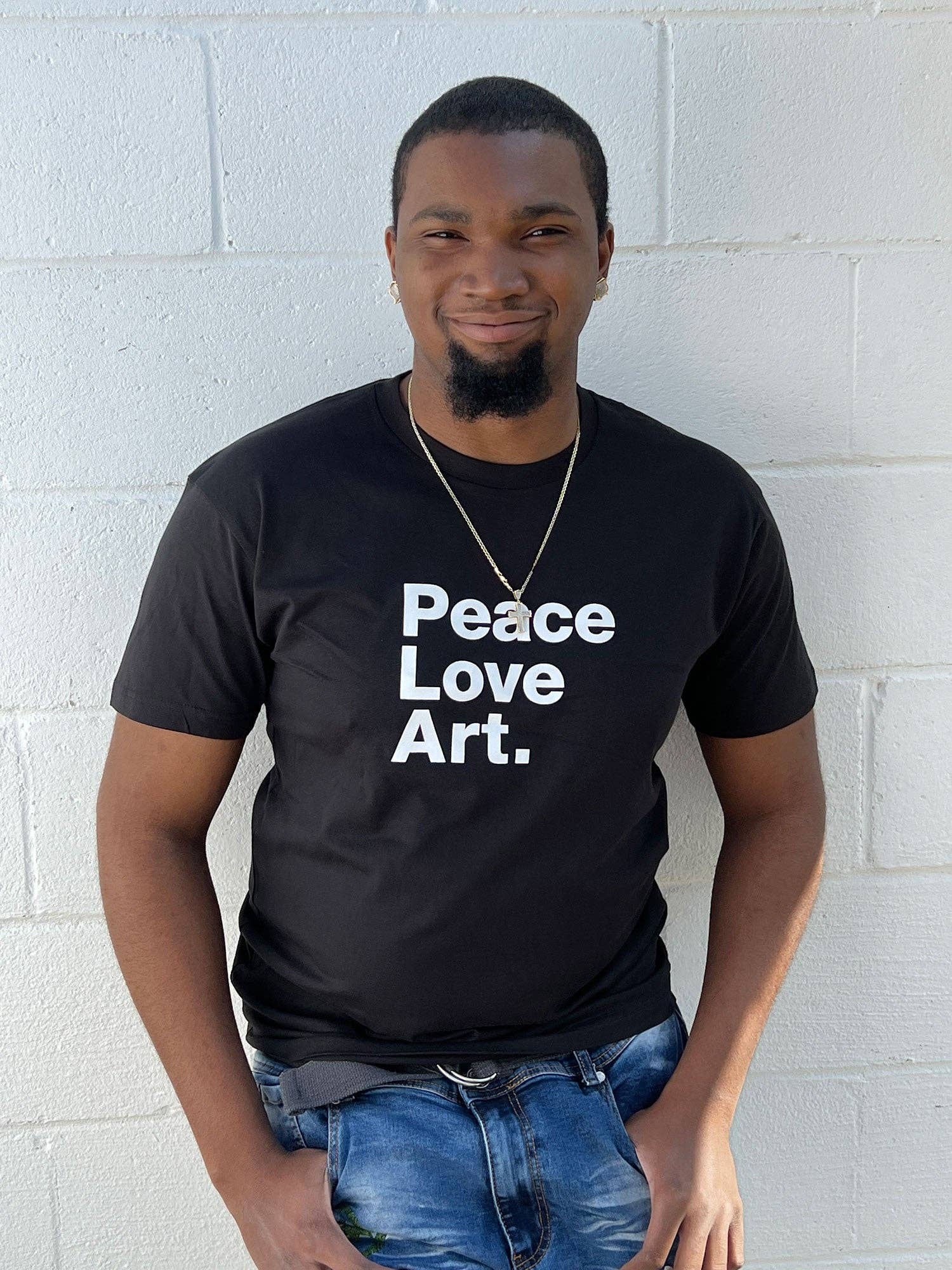Peace Love Art T-Shirt