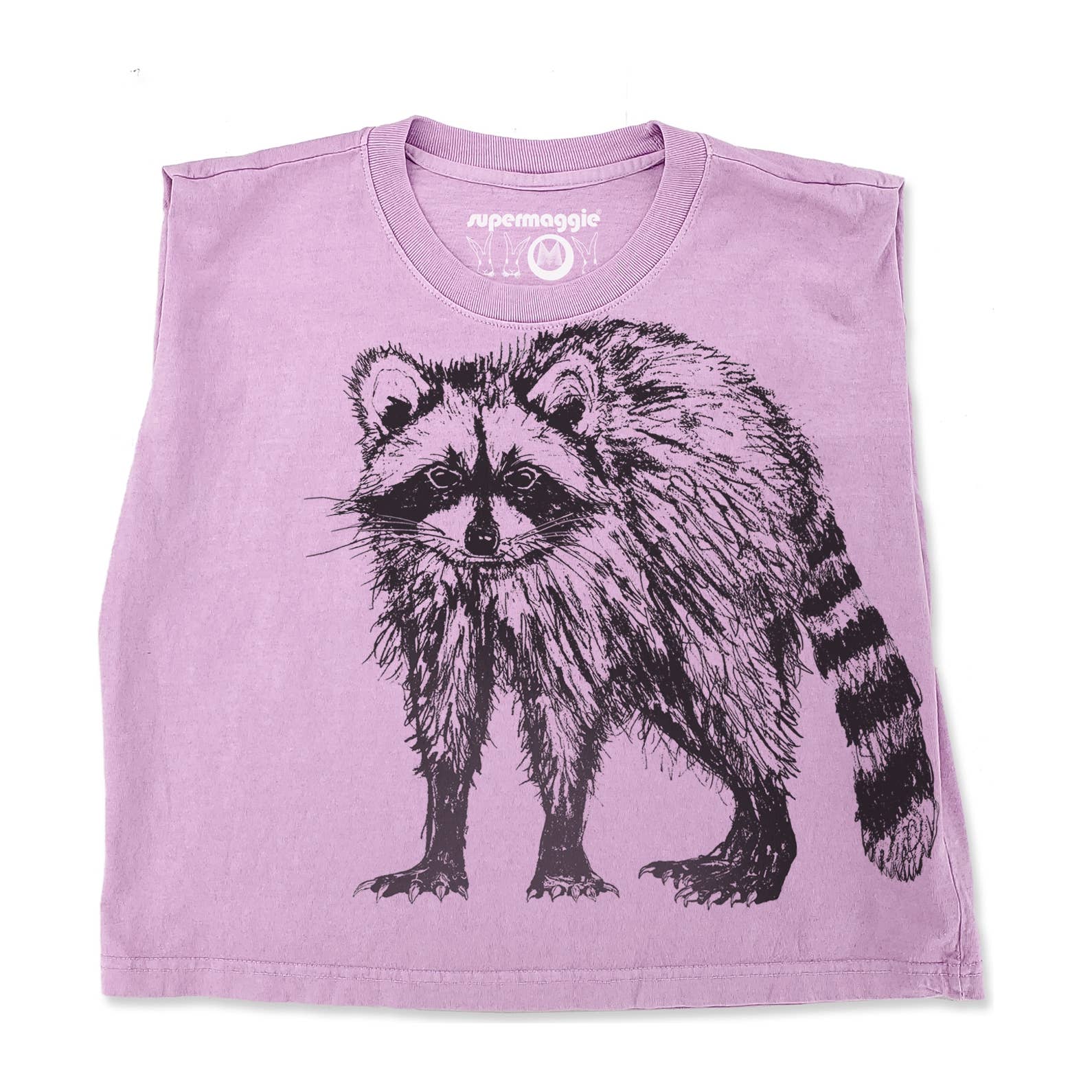 Raccoon Maisie Heavyweight Muscle Tee