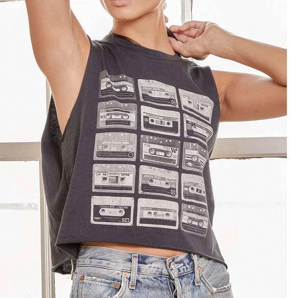 CASSETTE TAPE MUSCLE TANK