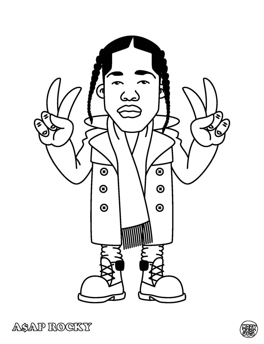 Hip Hop Coloring Book: East Coast Edition