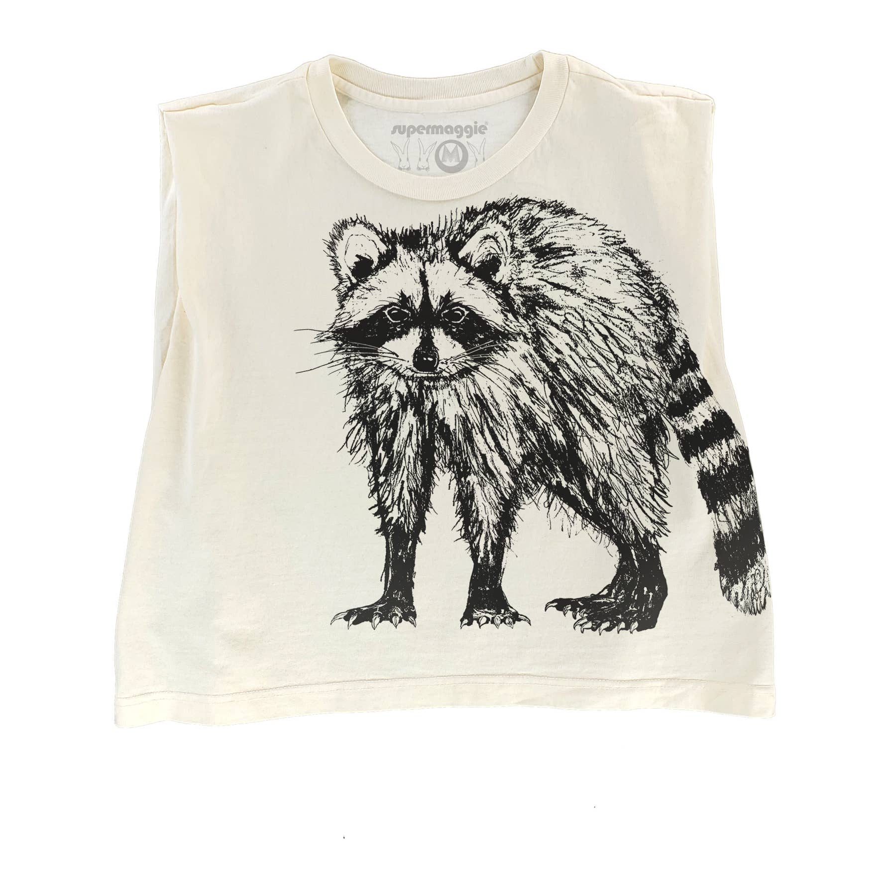 Raccoon Maisie Heavyweight Muscle Tee
