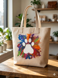 Paw Print Tote